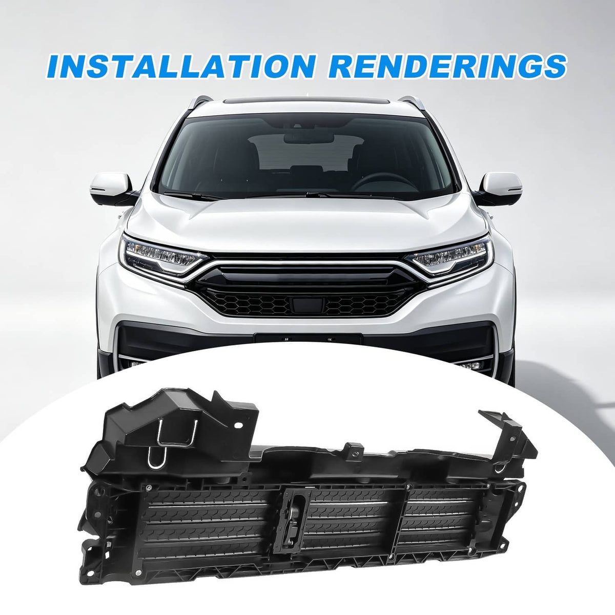 Solidspare Active Grille Shutter with Motor for 2020-2022 Honda CR-V 1.5L 2.0L 71300TLAA51