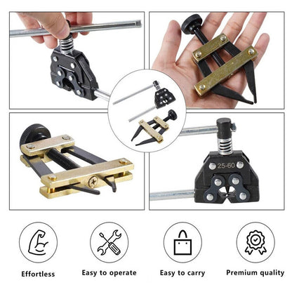 Solidspare 25-60 Chain Detacher Breaker Roller Chain Tools Kit for Motorcycle Go-Kart ATV