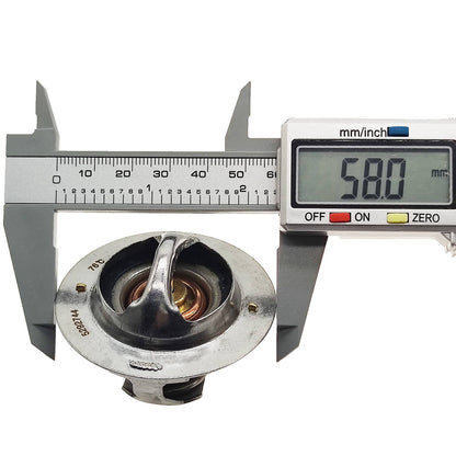 Solid Spare 76℃ 168.8℉ Thermostat 5292744 Fit for Cummins Dodge 03-07 Ram 2500 3500 5.9L 24V