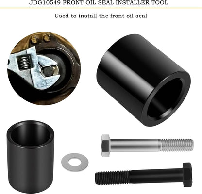 Solid Spare JDG10549 Crankshaft Front Oil Seal Installer Tool Set for John Deere Servicegard