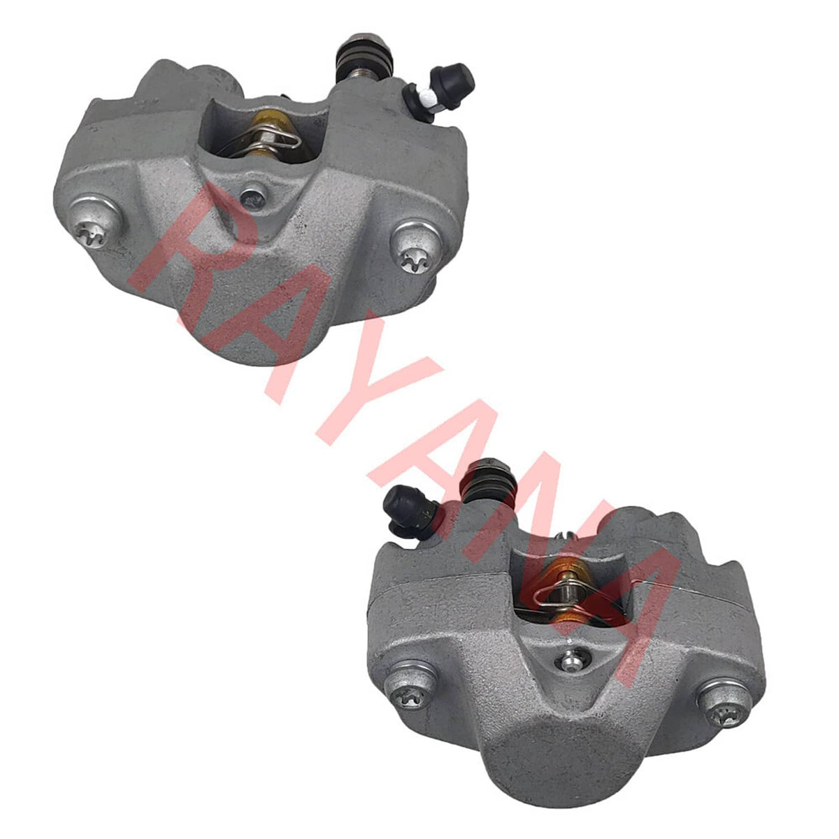 Solidspare Front Brake Calipers w/Pads for Arctic Cat ATV 250 300 375 400 454 500