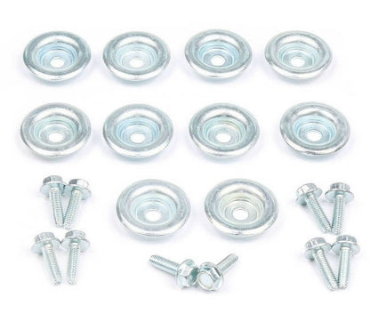 Solidspare 20Pcs/Set UTV Skid Plate Washer Bolt Fits All Polaris General Ranger RS1 RZR New