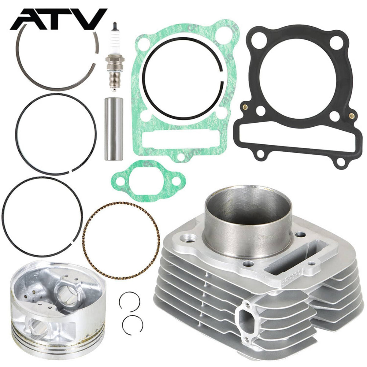 Solidspare For 1987-2004 Yamaha Warrior 350 Cylinder Piston Gasket Top End Kit