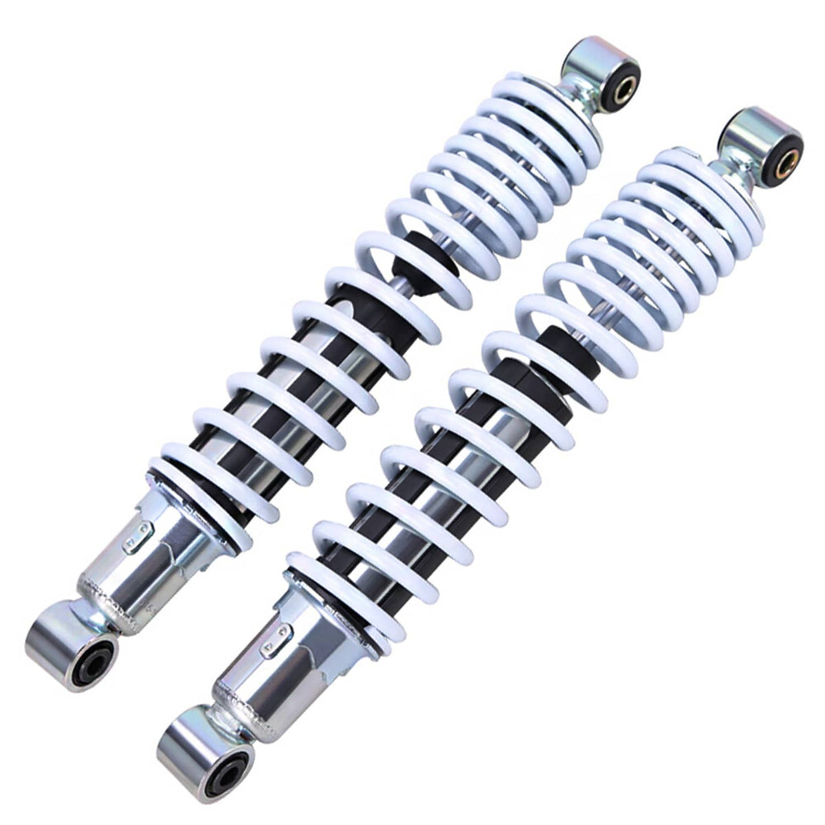 Solidspare 2x Front Shocks Absorber 1987-2006 Fit For Yamaha Banshee YFZ350 Springs WHITE