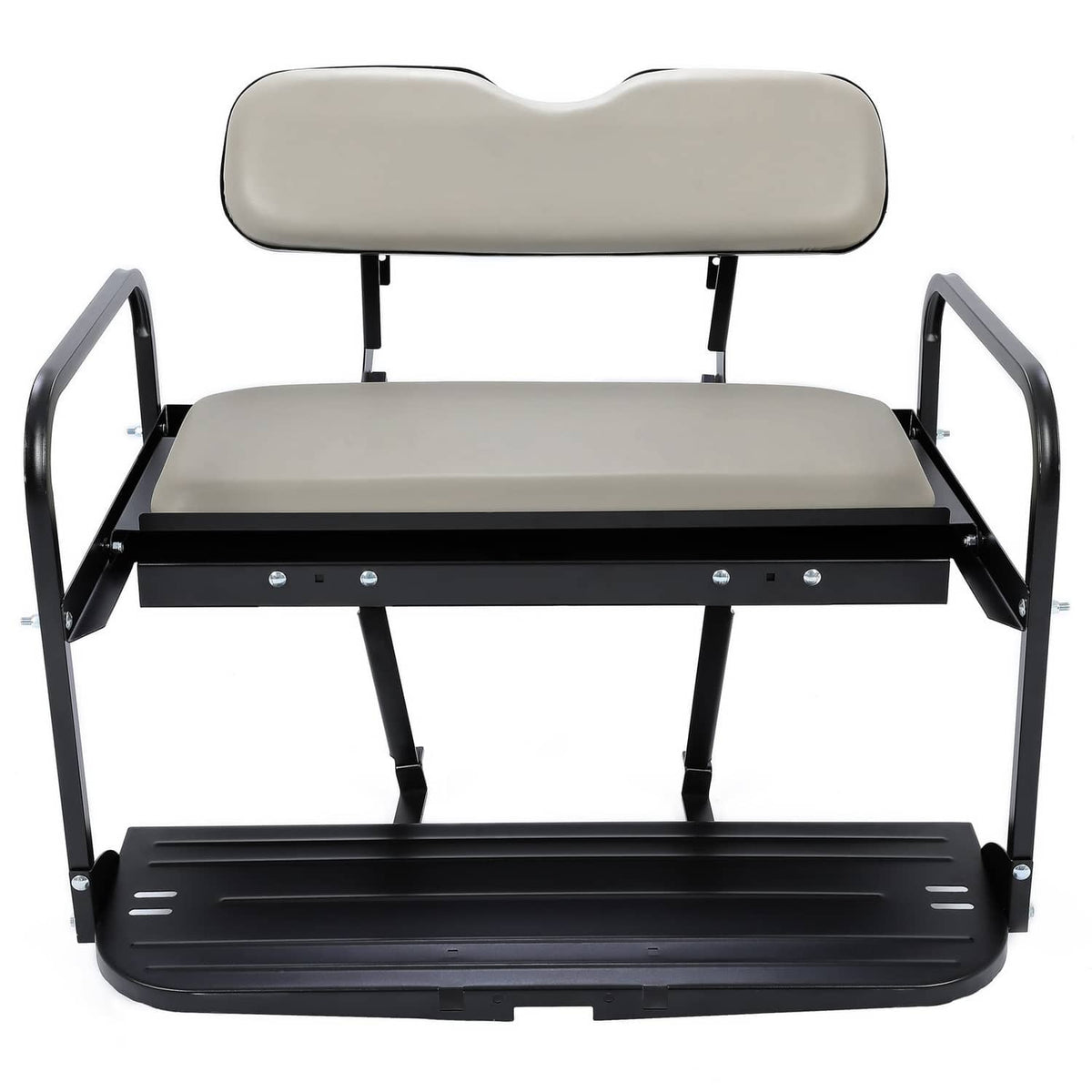 Solidspare Golf Cart Rear Flip Seat Kit Back Seat For Yamaha G14 G16 G19 G22 Gray