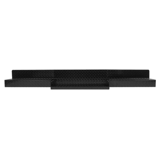 Solid Spare For Enclosed Utility Body 83" Rear Step Bumper Black Universal Screw-On