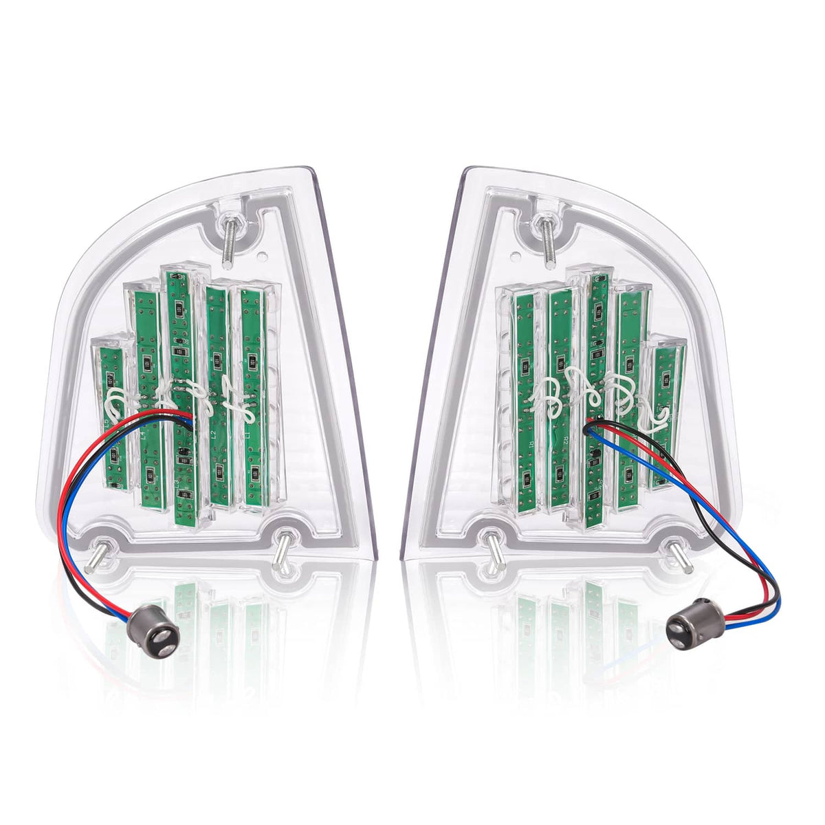 Solid Spare Pair Clear LED Turn Signal Lights Fit For 86-08 KW Kenworth K300 T300 T330 T600