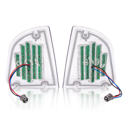 Solid Spare Pair Clear LED Turn Signal Lights Fit For 86-08 KW Kenworth K300 T300 T330 T600