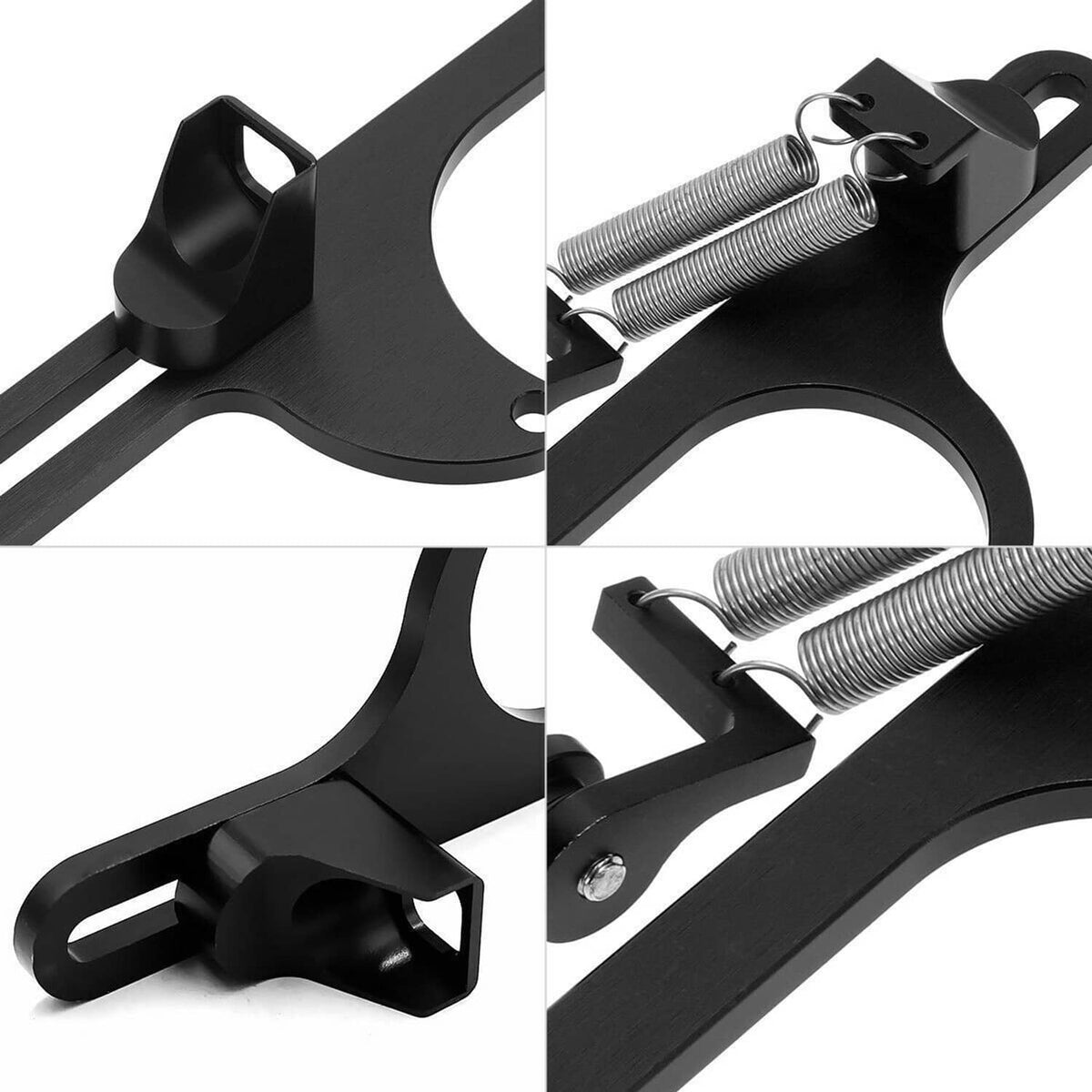 Solidspare New Throttle Cable Carb Bracket For Holley 4150 4160 Carburetor 350 SBC Aluminum