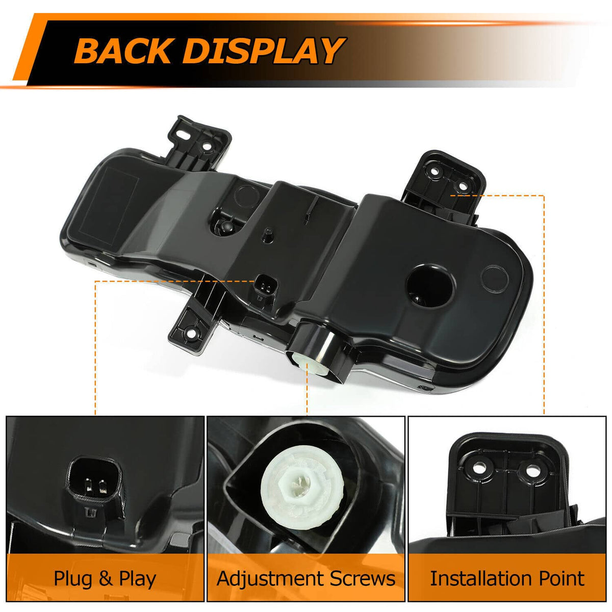 Solid Spare LED Right& Passenger Side Fog Light Lamp For Ford Explorer 2020-2022 2023 RH