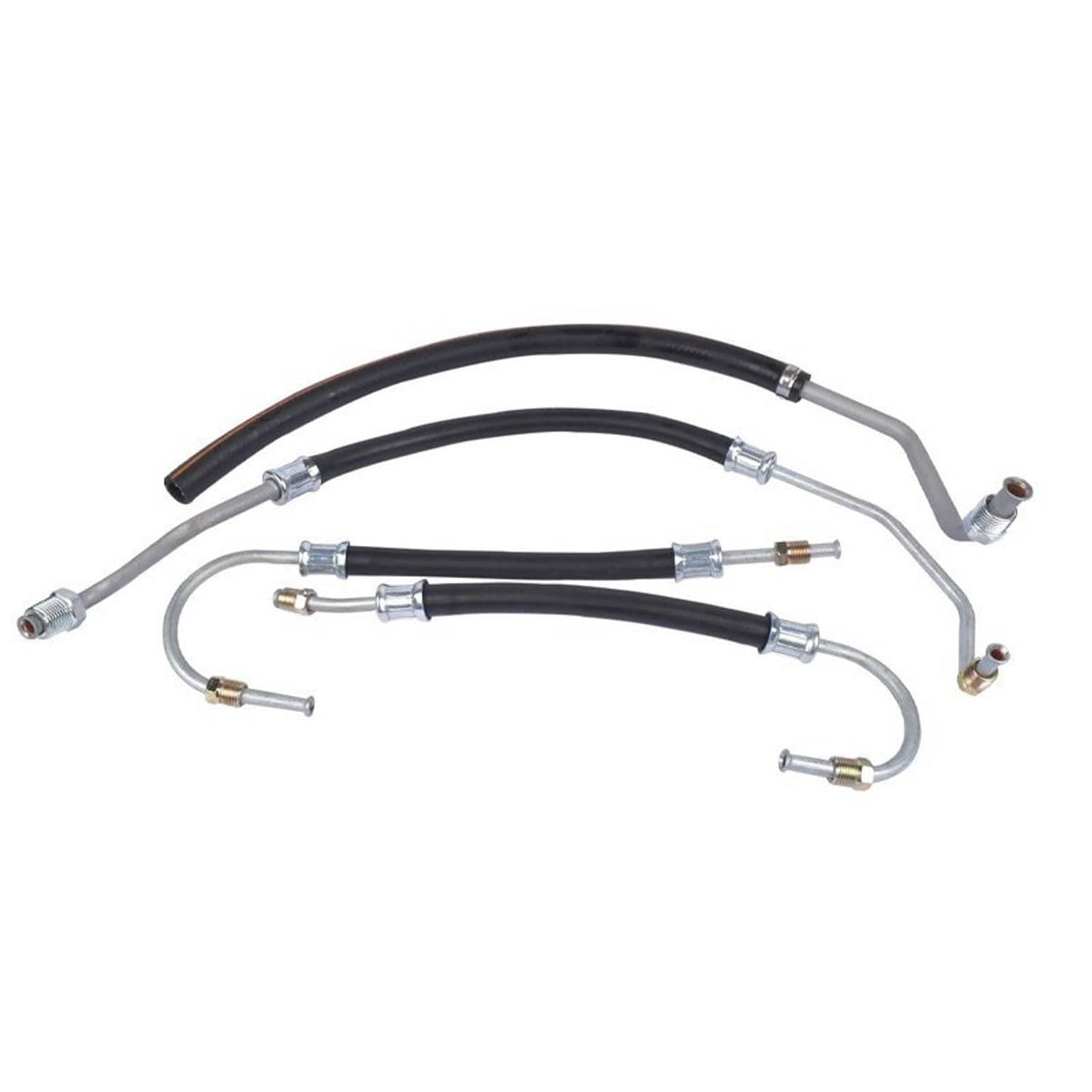 Solidspare For 1963-1979 Corvette Power Steering Valve Cylinder Ram Hose Kit NO CORES C2 C3