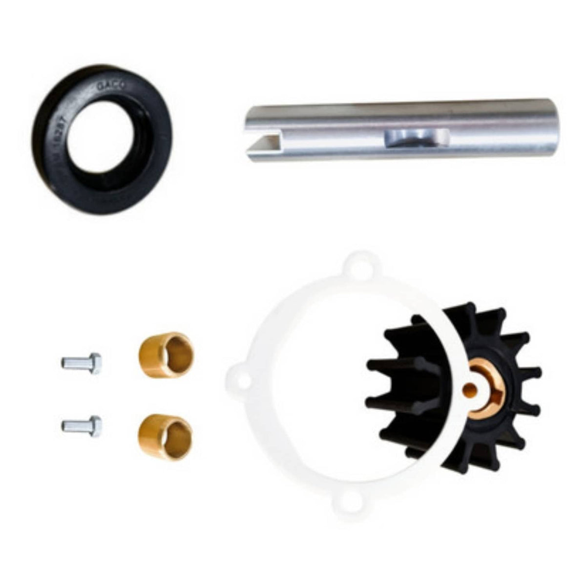 Solid Spare Volvo Penta 875574 Water Pump Repair Kit w/ Impeller Replaces 18-3205 875575