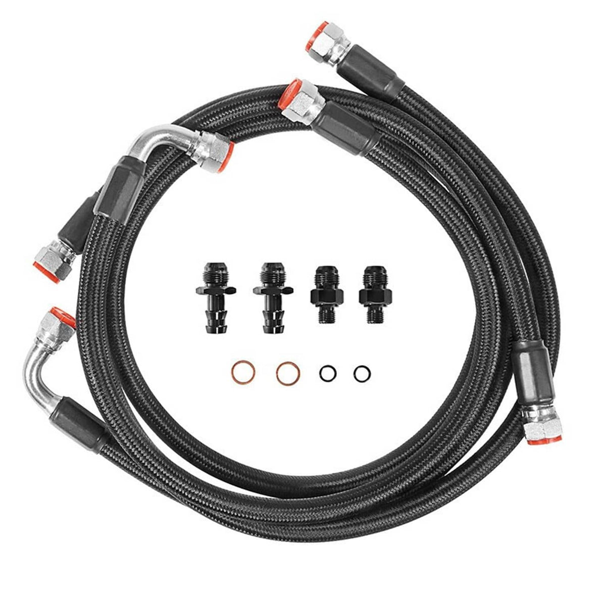 Solidspare 48RE Transmission Cooler Hose Line Fittings for 2003-07 Dodge Ram 5.9L 2500/3500