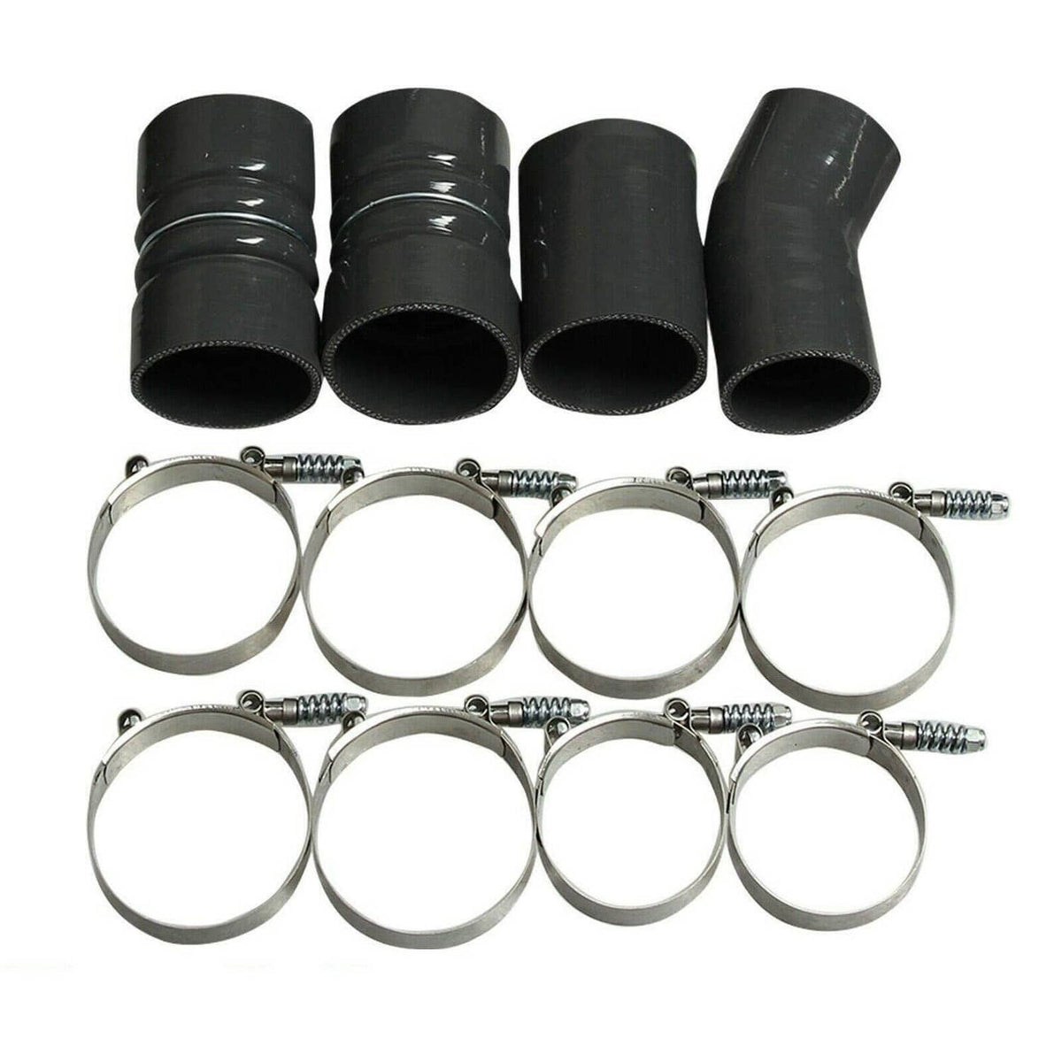 Solidspare Silver Intercooler Pipe & Boot Kit for 2003-2007 Ford 6.0L Powerstroke Diesel