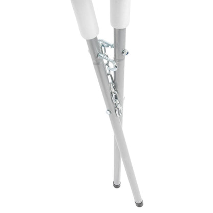 Solid Spare Heavy Duty Auto Body Painting Adjustable Work Stand 500 LBS For Bumpers Silvery