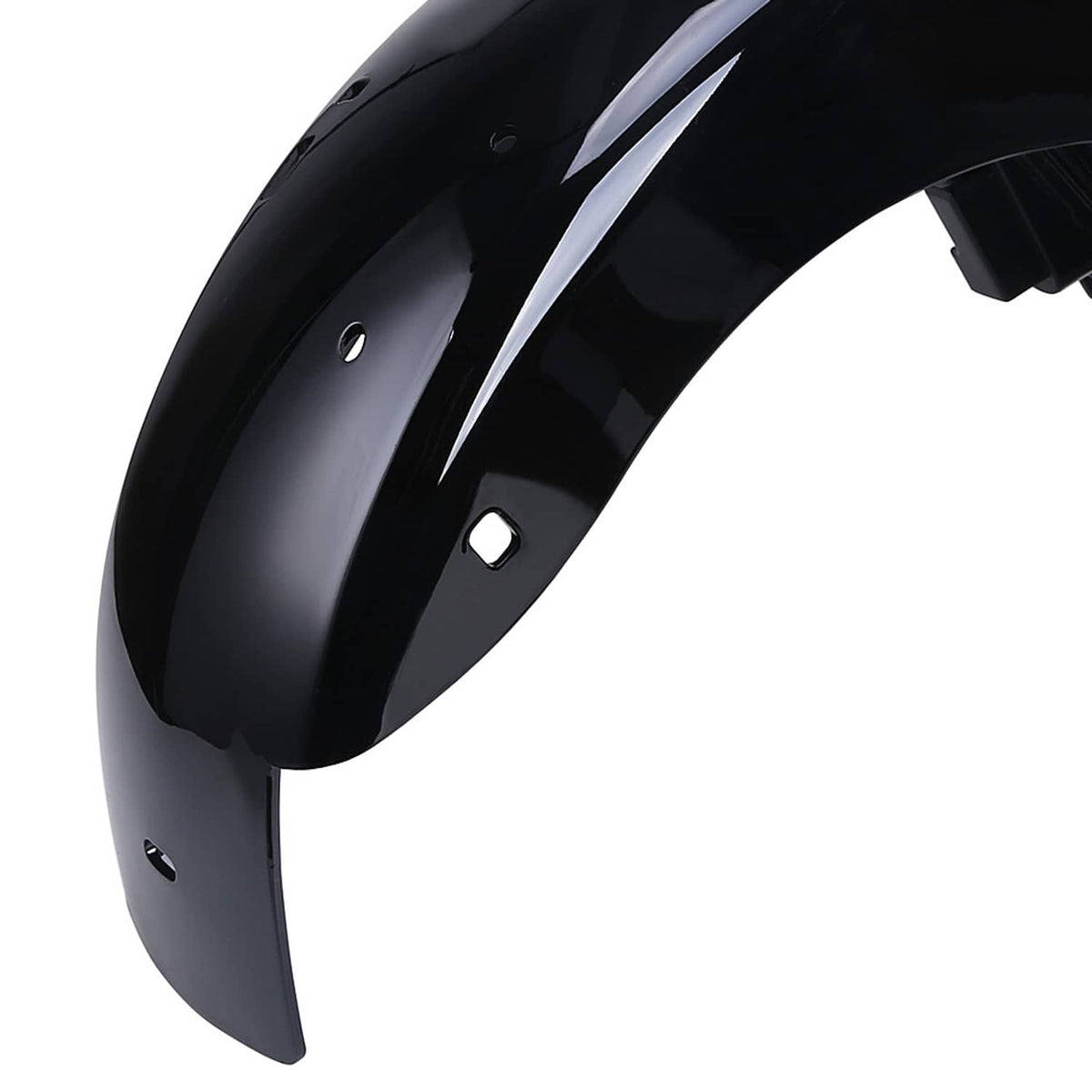 Solidspare CVO 4" Rear Fender w LED & Wire Harness for Harley Electra Glide Road King 93-08