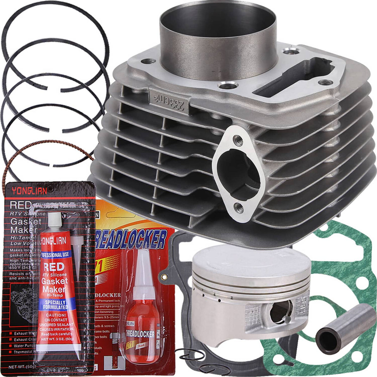 Solidspare Cylinder Piston Gasket Top End Kit Set For Honda CRF230F 2003-2019 67mm Big Bore