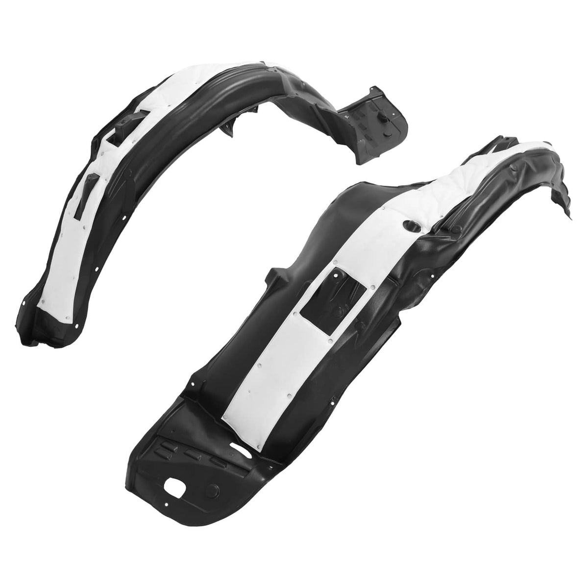 Solid Spare Fender Liners w/ Insulation Foam Front Left & Right For 2016-2017 Honda Accord