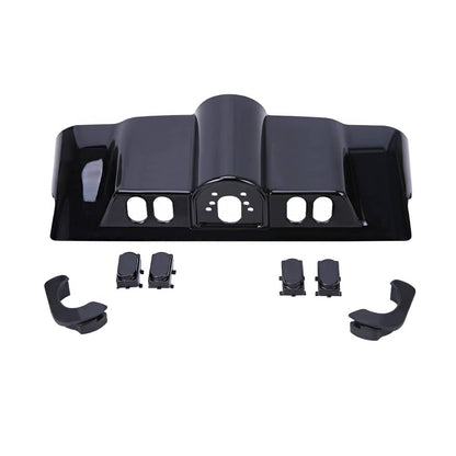 Solidspare Gloss Black Inner Fairing Switch Cap Kit for Harley Street Electra Glide 1996-13