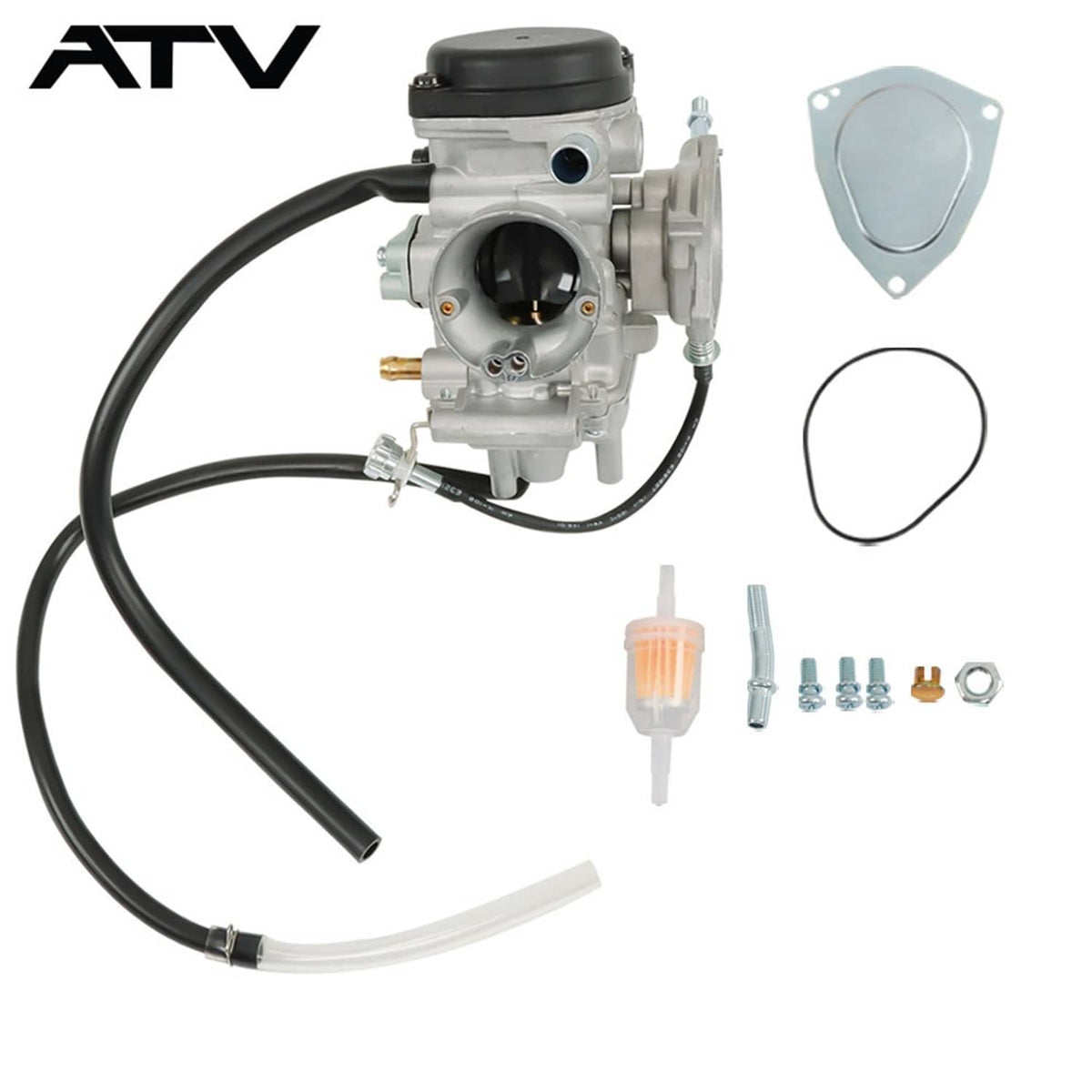 Solidspare Carburetor For Yamaha Big Bear Wolverine Kodiak Grizzly YFM350 YFM400 YFM450 ATV