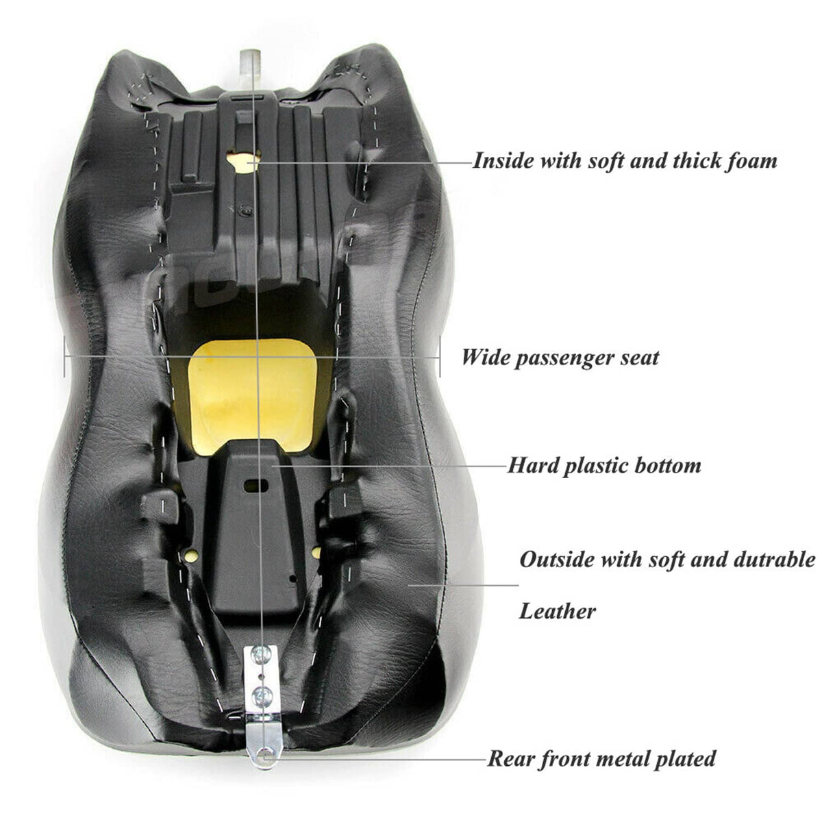 Solidspare Passenger Driver Seat For Harley Touring Electra Glide Classic 1997-2007