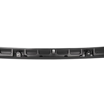 Solid Spare For GMC Yukon / Yukon XL Denali 21-24 Front Upper Hood Molding Trim Gloss Black