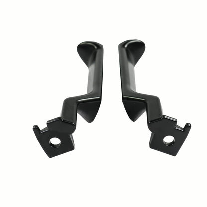 Solidspare Set(2) Metal Inside Door Handles LH&RH For 87-96 Ford F150 F250 F350 Truck Black