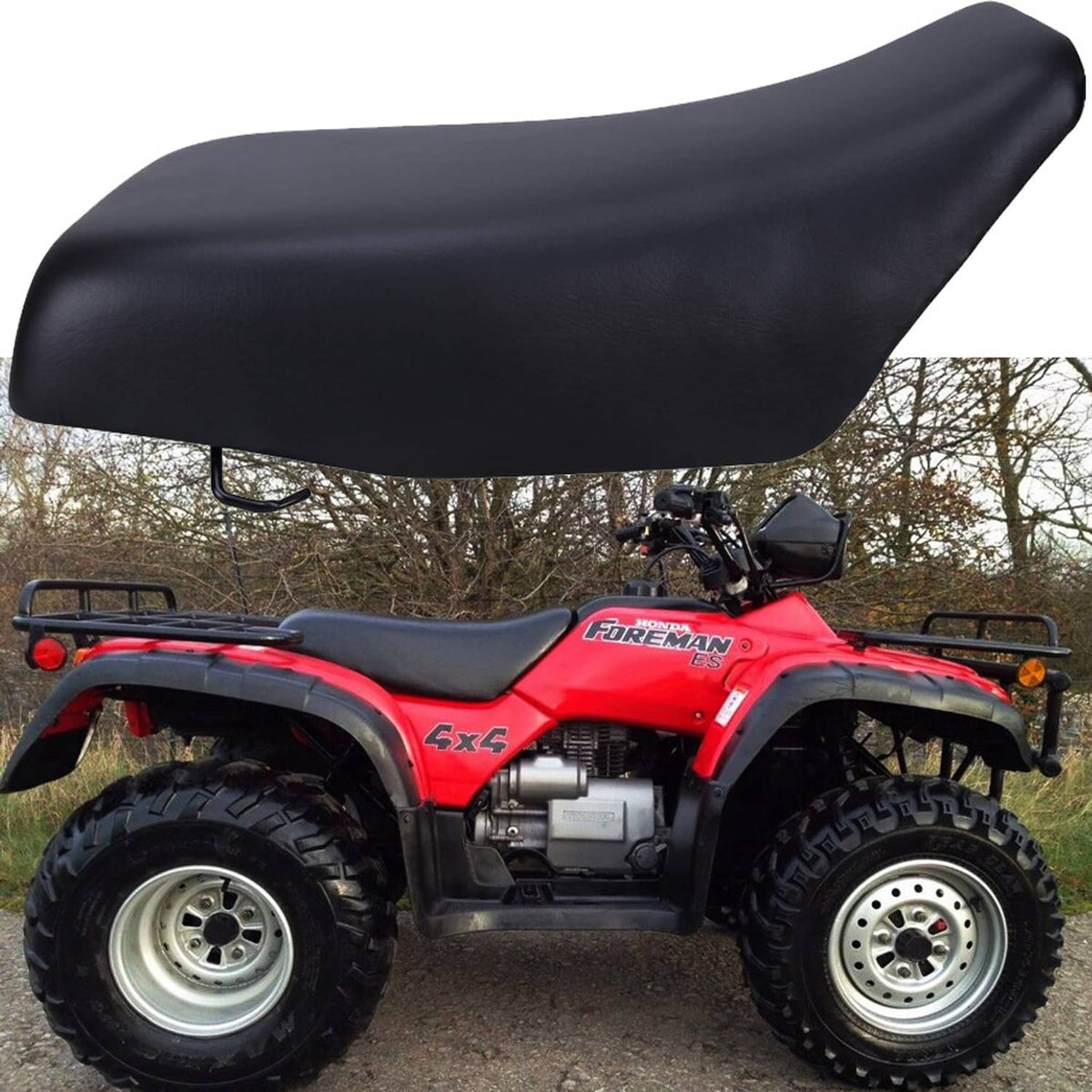 Solidspare Complete Seat Black for Honda TRX450FE TRX450FM Foreman 450 4x4 ES S 2002 - 2004
