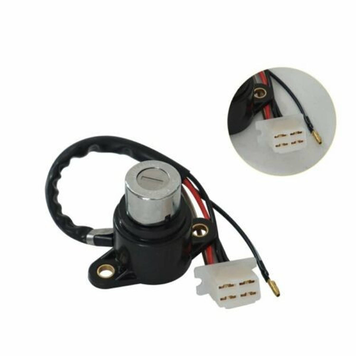 Solidspare Ignition Switch Fuel Gas Cap Helmet Seat Lock Key Set For Honda Rebel 250 CMX250