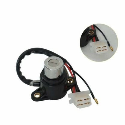Solidspare Ignition Switch Fuel Gas Cap Helmet Seat Lock Key Set For Honda Rebel 250 CMX250