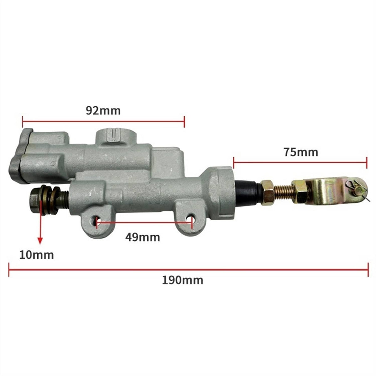 Solidspare Rear Brake Master Cylinder For Honda CR125R CR250R CRF250R CRF450R