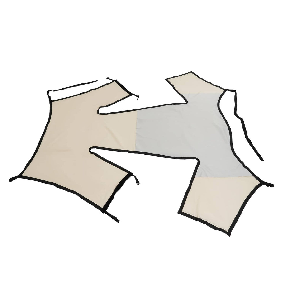 Solidspare Aircraft Cabin Cover White Windshield Cover For Cessna 150 Cessna 152 Canvas