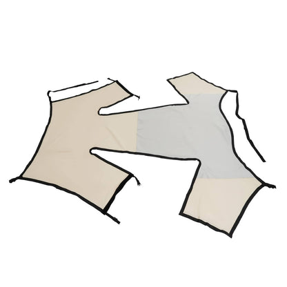 Solidspare Aircraft Cabin Cover White Windshield Cover For Cessna 150 Cessna 152 Canvas