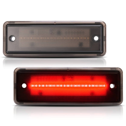 Solid Spare 2x Smoke LED Rear Side Marker Lights Lamps For El Camino & Caballero 1978-1987