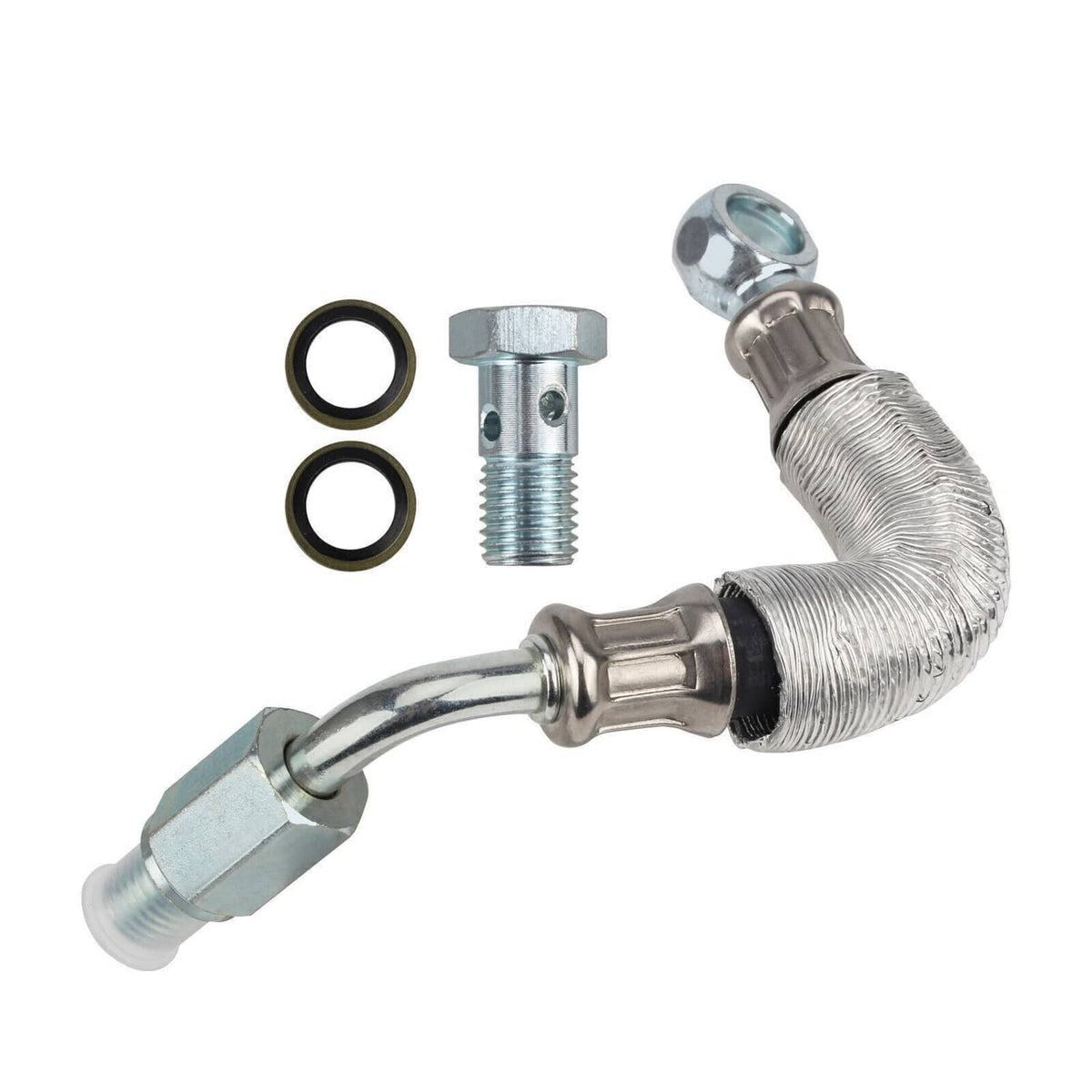 Solidspare Turbo Charger Coolant Return Hose Line For Chevy Cruze Buick GM 1.4L 55567067