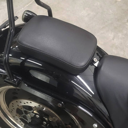 Solidspare Rear Pillion Back Seat 6 Suction Cup Fit For Harley Chopper Sportster Softail
