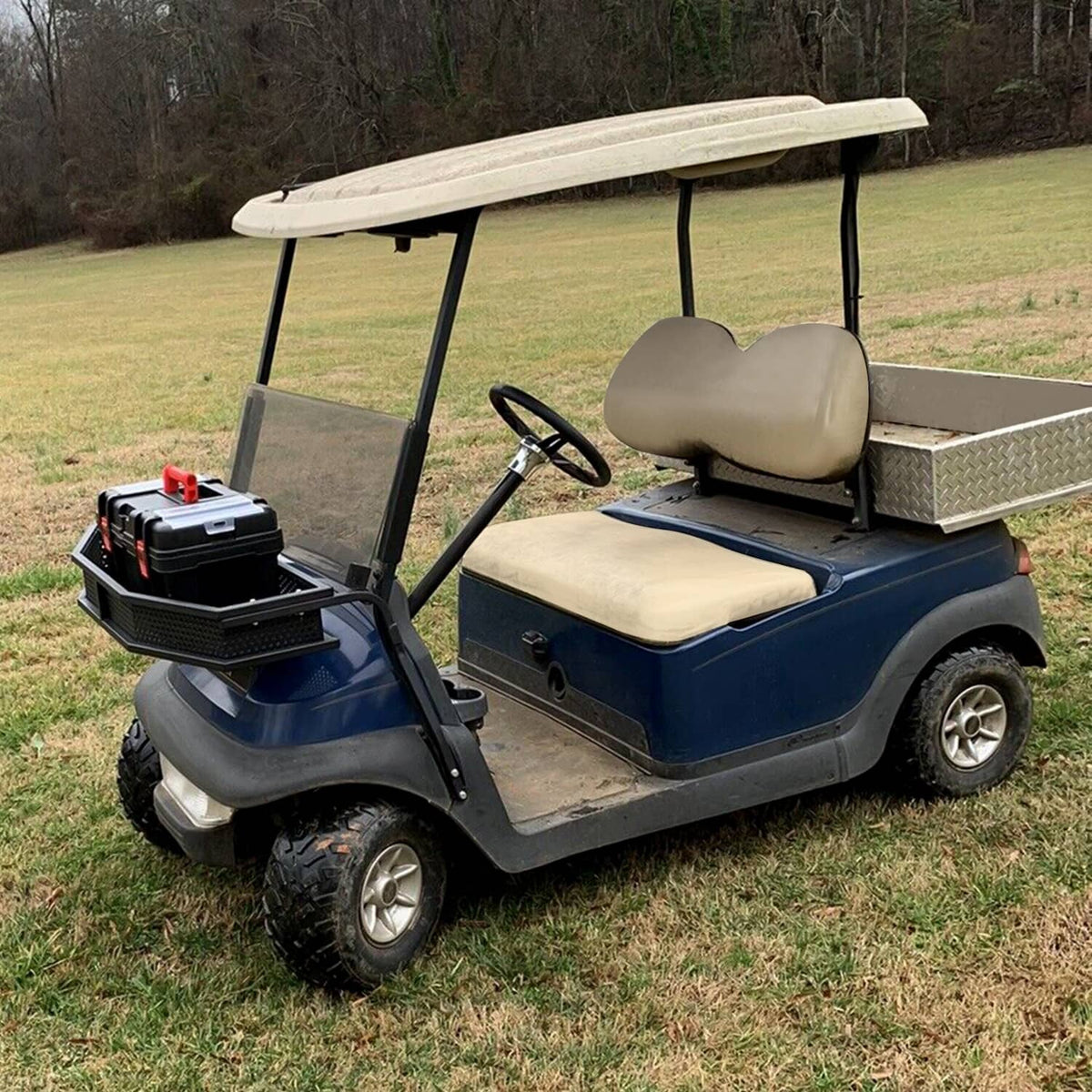 Solidspare Black Front Clay Cargo Basket Golf Cart For Club Car Precedent 2004-UP