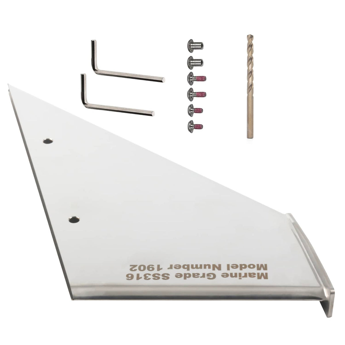 Solid Spare 27151 New Marine Stainless Steel Skeg Guard Protector for Yamaha Mercury Suzuki