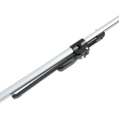 Solid Spare Truck Bed Rod Rack Fishing 4 Rod Holder Aluminum Adjustable Pickup Silvery Black