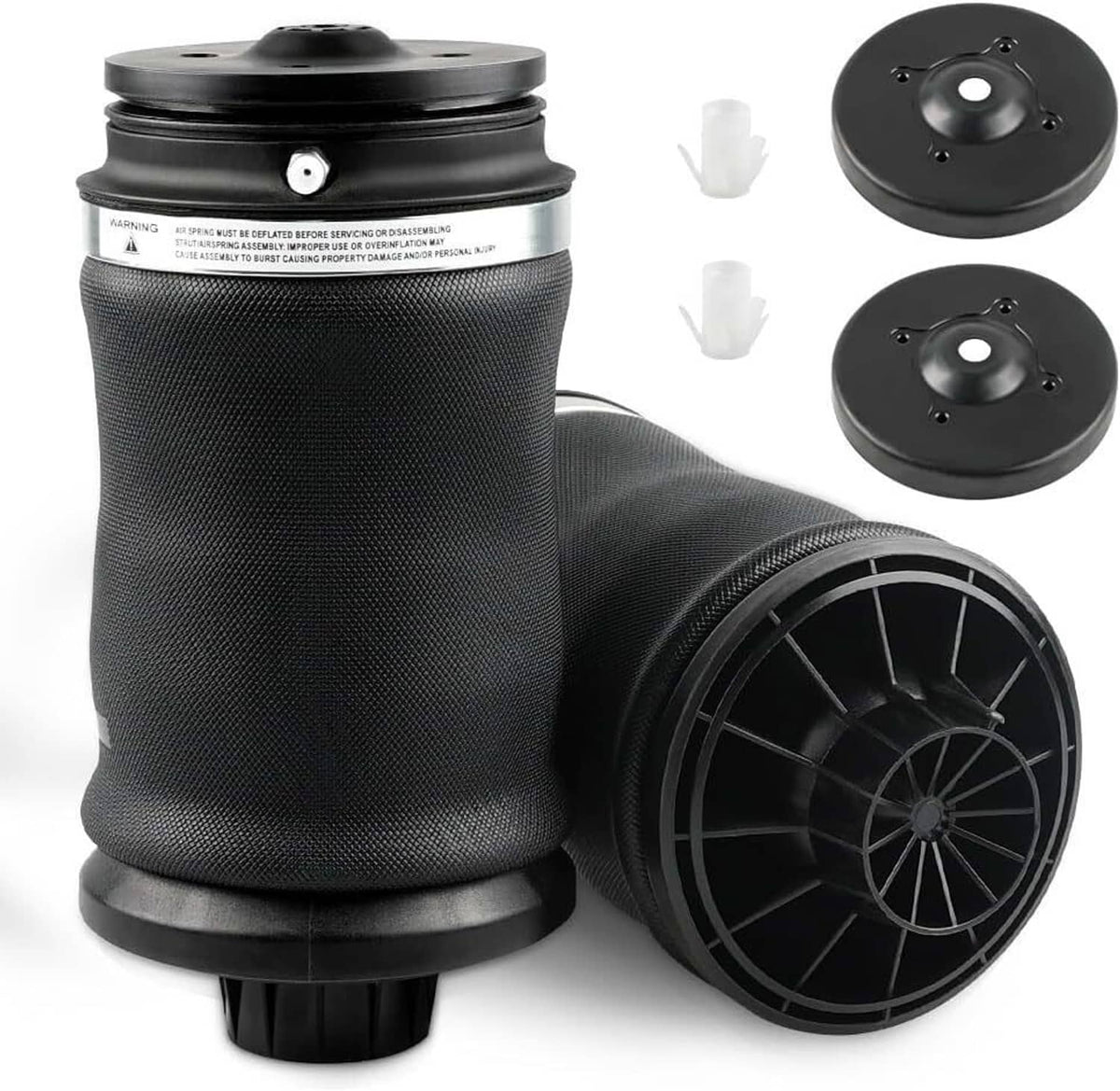 Solidspare Rear Air Suspension Spring Bags Set for W164 X164 W166 X166 ML 350 GL450 GL GLE