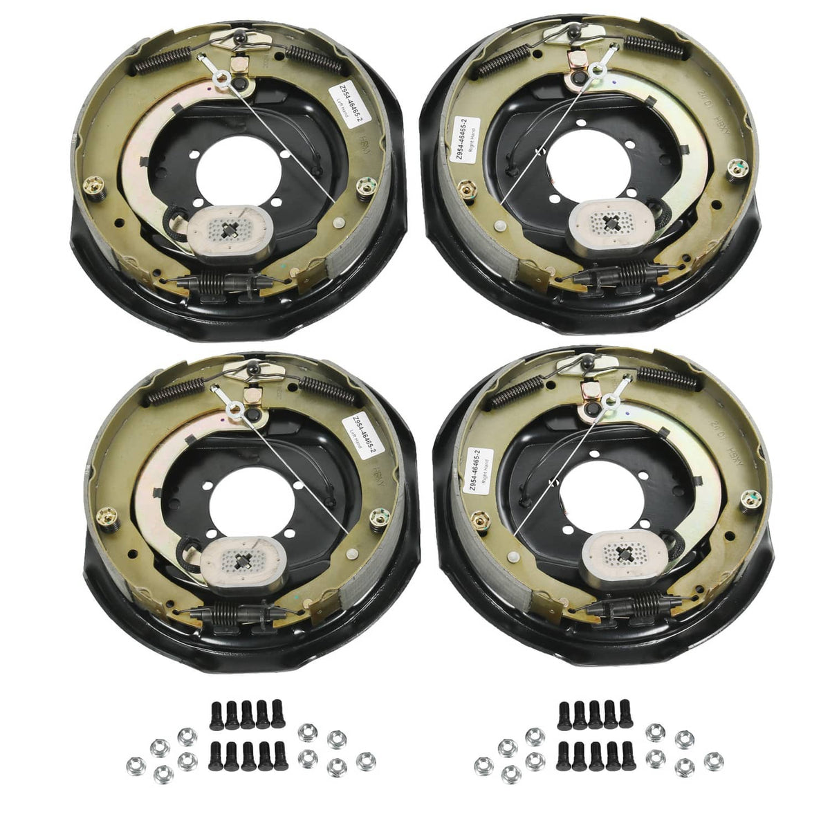 Solidspare For Dexter Nev-R-Adjust 7000 Self 12" 2 Set Trailer Backing Plate Brake Electric