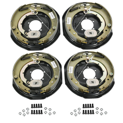 Solidspare For Dexter Nev-R-Adjust 7000 Self 12" 2 Set Trailer Backing Plate Brake Electric