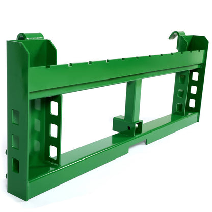 Solidspare 50" Pallet Fork Frame 4000LBS heavy-duty Steel For John Deere Loaders Skid Steer
