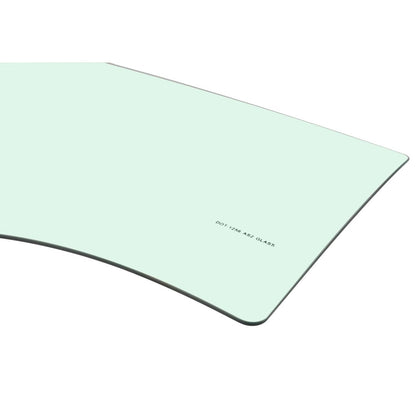 Solid Spare Rear Left Door Window Glass Driver Side For 2014-2018 Kia Forte 4 Door Sedan