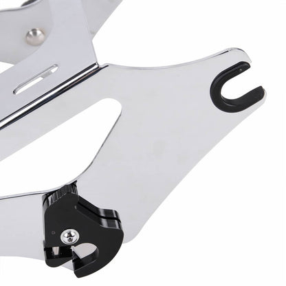 Solidspare Detachable Two-Up Tour Pak Pack Mounting Luggage Rack For Harley Touring 14-24