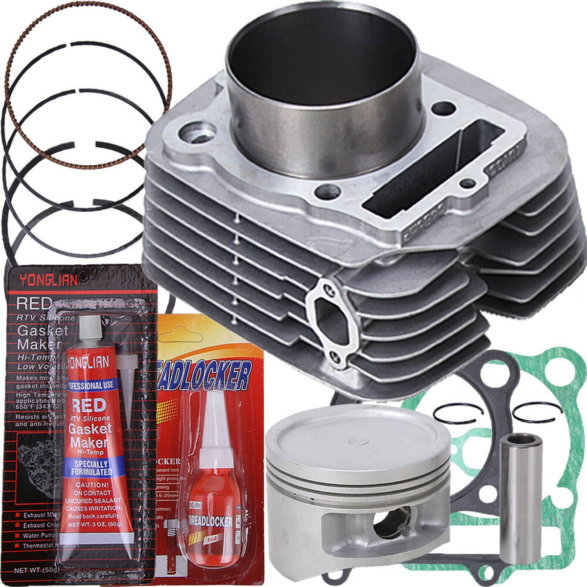 Solidspare 348cc Piston Cylinder Top End Kit Fits For Yamaha Warrior 350 YFM350X 1987-2004
