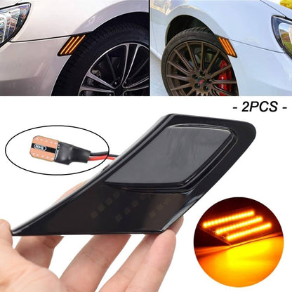 Solid Spare 2x Smoked LED Side Marker Turn Signal Lights For Subaru BRZ Scion FRS 86 Toyota