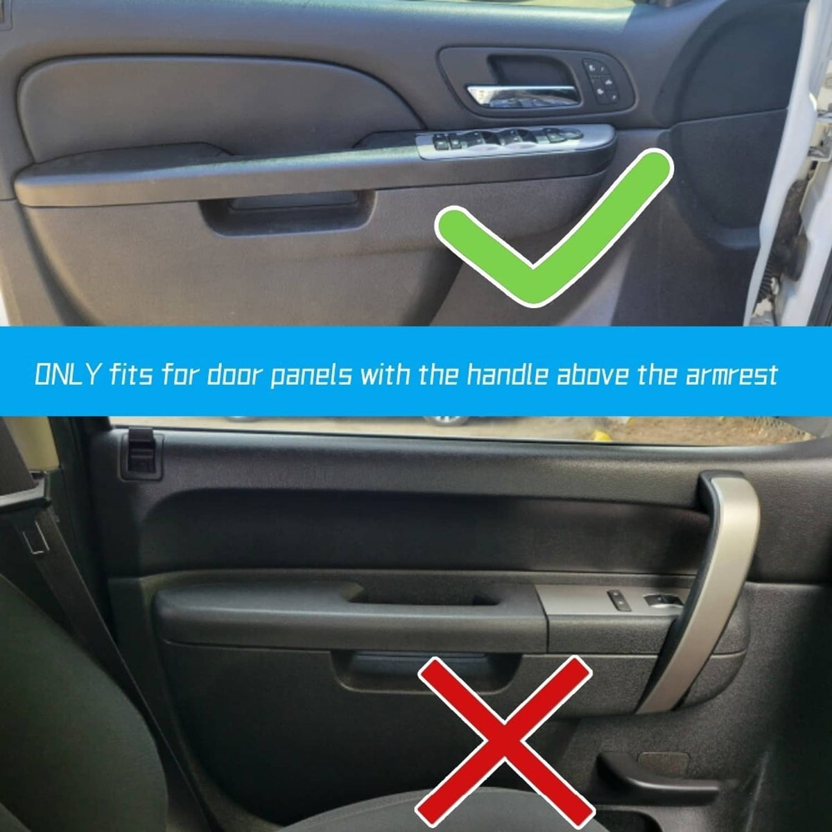 Solidspare Driver Door Panel Handle Armrest Repair For 2010-2014 Chevy GMC Tahoe Silverado
