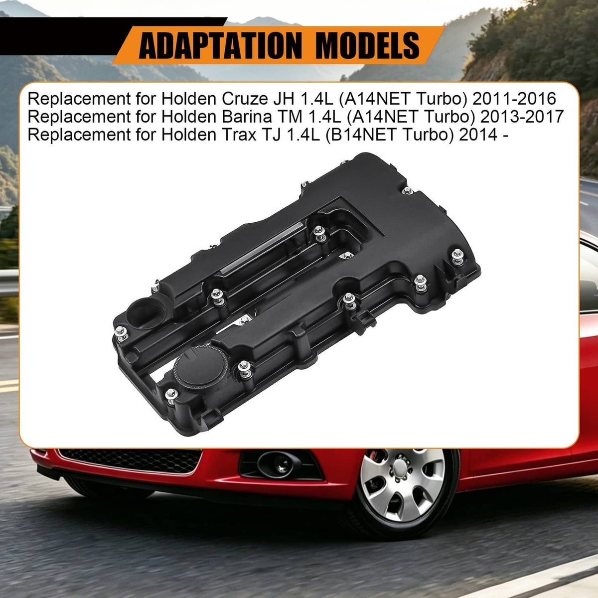 Solidspare Camshaft Valve Cover & Gasket For Chevy Cruze Sonic Trax 1.4L Buick Encore