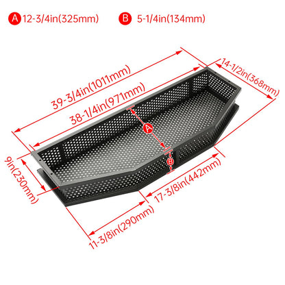 Solidspare For Yamaha Drive G29 Golf Cart Front Clay Cargo Basket W/ Mounting Bracket